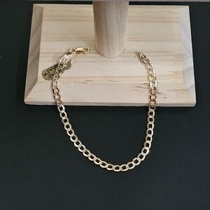 14k Gold Two Tone Bracelet 8.25 Inch